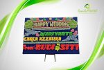 Papan Bunga Wedding Single - Gambar 4