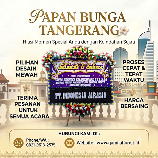karangan bunga papan tangerang
